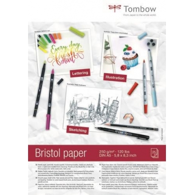 Tombow - Bristol paper 250grams - A5 - 5 stuks