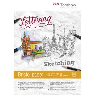 Tombow - Bristol paper - 250 grams - A4 -5 stuks