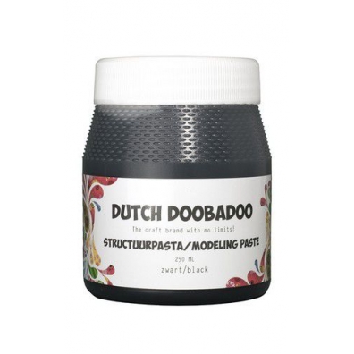 Dutch Doobadoo Dutch Structure Paste Smooth Zwart 250ml