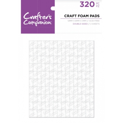 Crafters Compagnion - Craft Foam Pads. - 12mmx6mmx3mm