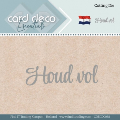 Card Deco Essentials - Die - Houd Vol