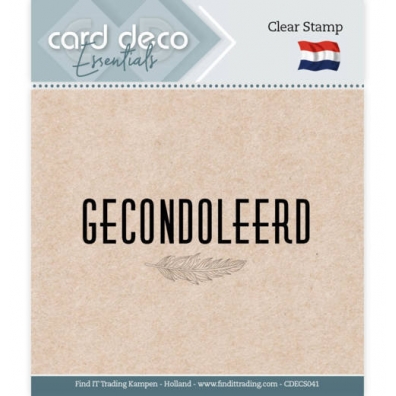 Card Deco Essentials - Clearstamp - Gecondoleerd