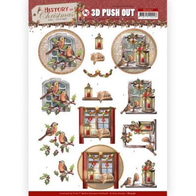 3D Push out - History of Christmas - Christmas Window