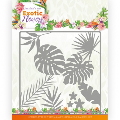 Exotic Flowers - Jeanine's Art - Leaf and Flower Frame