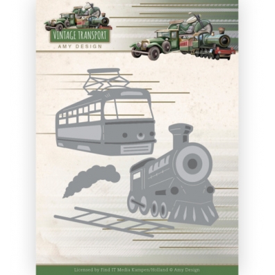 Vintage Transport - Amy Design - Die - Train