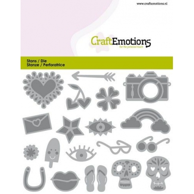 CraftEmotions Die - Trendy booklet - card decorations