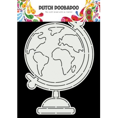 Dutch Doobadoo Card Art Wereldbol A5