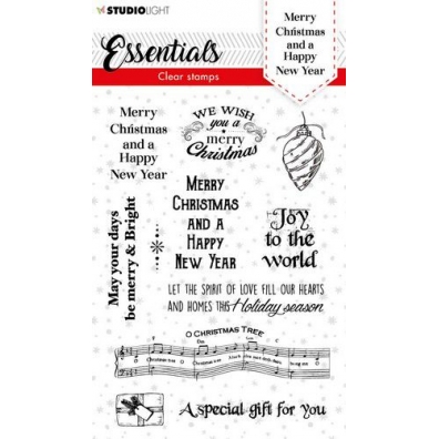 Studio Light Clear Stamp Christmas Essentials nr 86