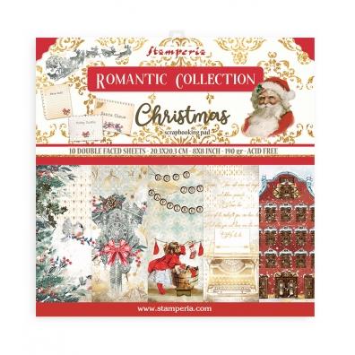 Stamperia - Ronantic Christmas 20,3x20,3cm