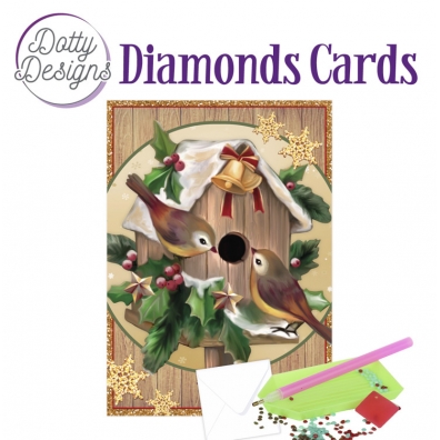 Dotty Design - Diamonds Cards - Christmas Birdhouse
