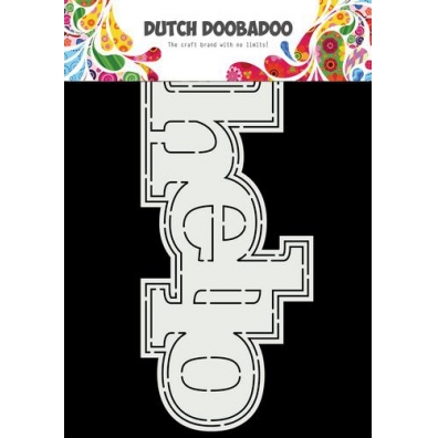 Dutch Doobadoo Card Art A5 Hello