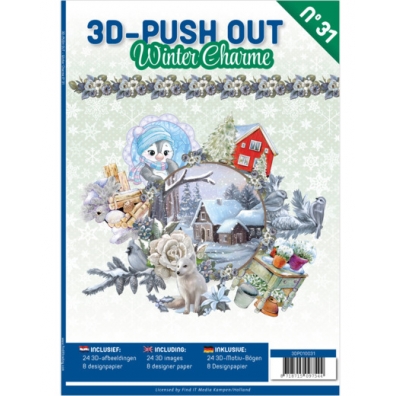 3D Push Out - Winter Charme  - nr31