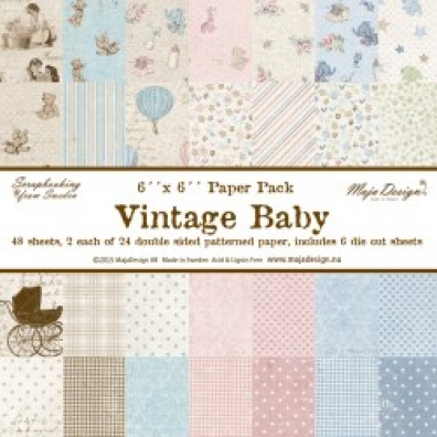 Maja Design - Vintage Baby - 15x15cm pack