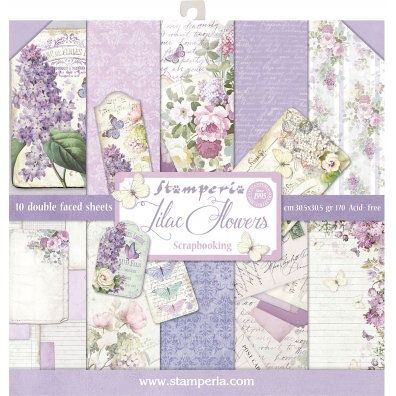 Stamperia - Lilac Flowers - 30,5x30,5cm