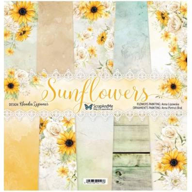 ScrapandMe - Sunflowers - 30,5x30,5cm