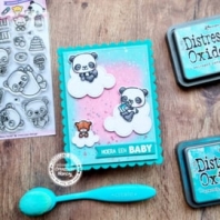 Carlijn Design - Stempels Baby Panda - door Jocelijne Design 