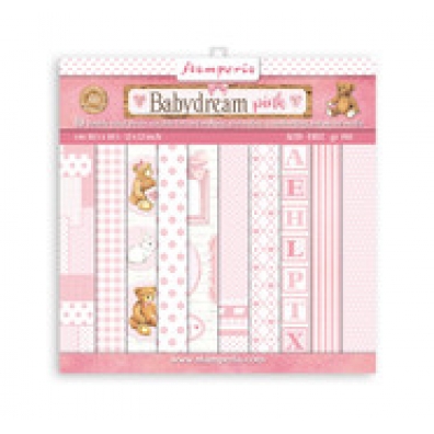 Stamperia - Babydream pink - 20,3x20,3cm