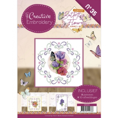 Le Creative Embroidery - no 35 - Perfect Butterfly Flowers