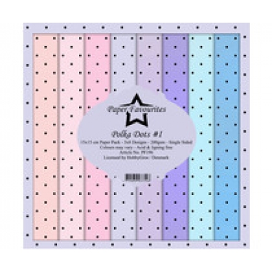 Paper Favourites Polka Dots I 15x15cm