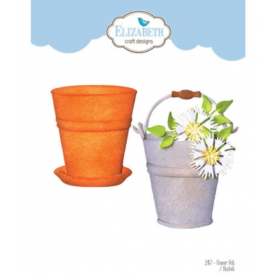 ElisabethCraft Designs - Flower Pot / Bucket