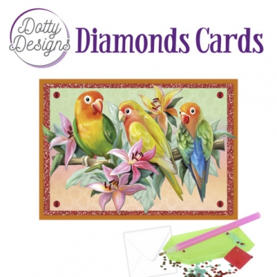 Dotty Design - Diamonds Cards - Tropical Birds