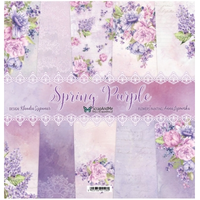 ScrapAndMe - Spring Purple - 30,5x30,5cm