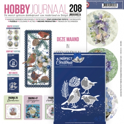 Hobbyjournaal set JAD10162 - Christmas Birds