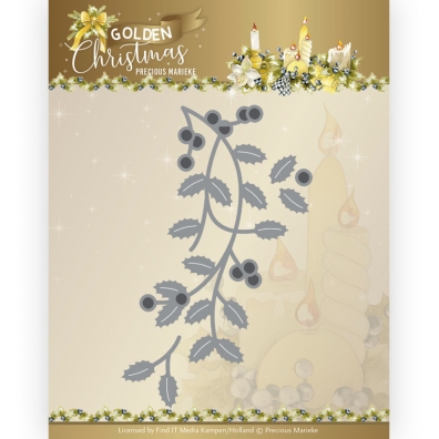 Golden Christmas - Precious Marieke - Holly Branch