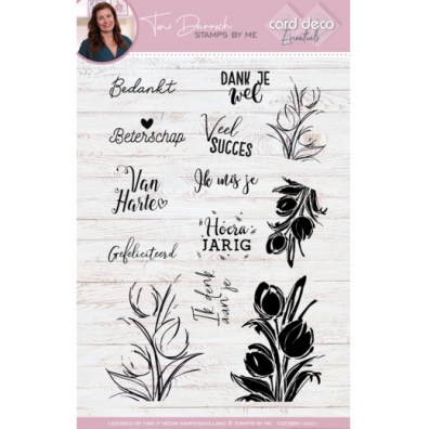 Card Deco  Essentials - Clearstamp - Tulips