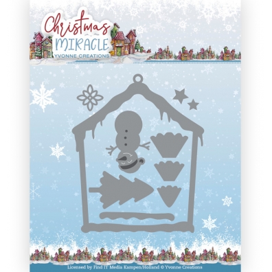 Yvonne Creations - Christmas Miracle - Die - Snowman's House