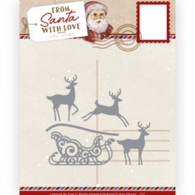 ADD10281 - AD From Santa - Reindeer with Sleigh_1528378605-270x270