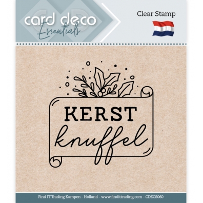 Card Deco - Clear Stamp - Kerst knuffel