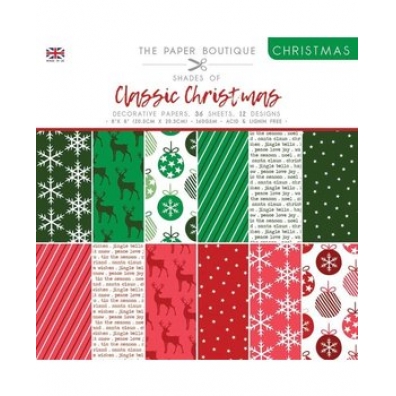 The Paper Boutique - shades of Classic Christmas 20,3x20,3cm