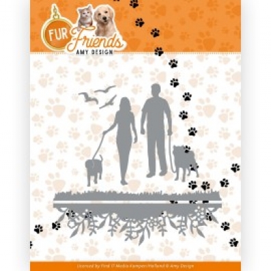 Amy Design - Fur Friends - Snijmal - Walking with the dog