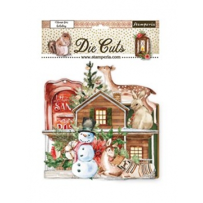 Stamperia - Home for the Holidays - Die Cuts - 48 stuks 