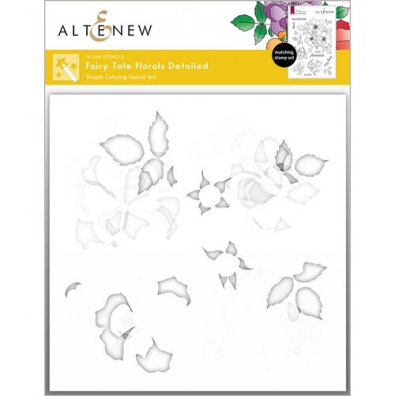 Altenew - Simple Coloring & layering Stencil Set - Fairy Tale Florals Detailed