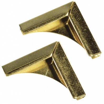 Gouden Metalen sierrandjes - 21x21mm
