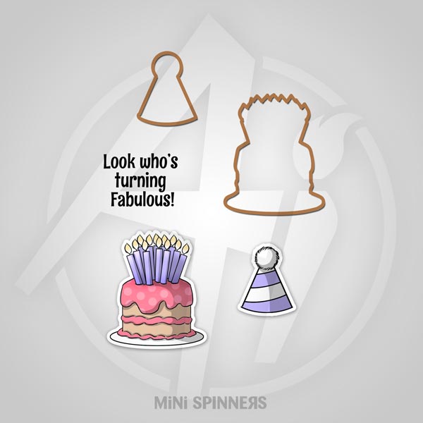 Mini Cake Spinner Set