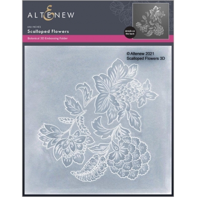 Altenew - Scalloped Flowers - 3D Embrossing Folder