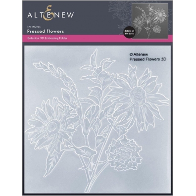 Altenew - pressed Flowers - 3D embossing Folders