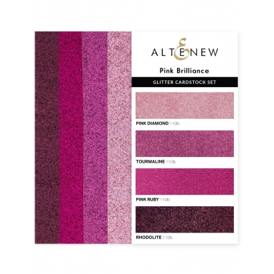 Altenew - Pink Brilliance - Glitter Cardstock Set
