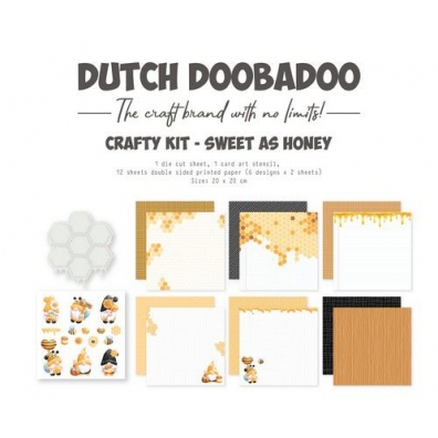 Dutch Doobadoo Crafty Kit Sweet as Honey 20x20cm