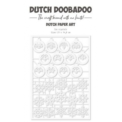Dutch Doobadoo Dutch Paper Art Kerstballen A5 