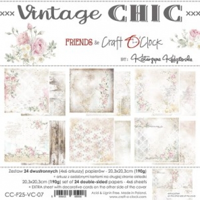 Craft O CLock - Vintage Chic - 20,3x20,3 cm