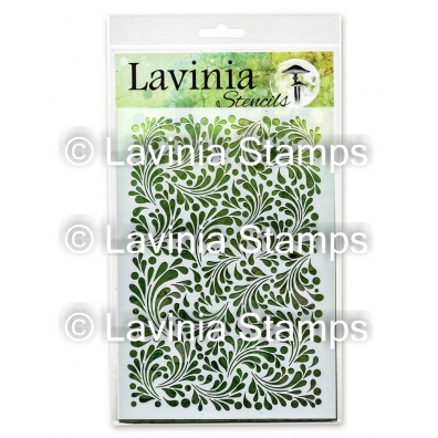 Lavinia -Feather Leaf – Lavinia Stencils  