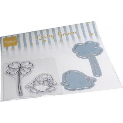 Marianne Design Clear Stamp & die Set - Lucky Gnome