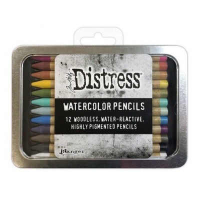 Ranger Tim Holtz Distress Watercolor Pencils 12 st Kit #1