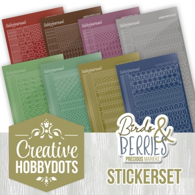 Birds & Berries - Precious Marieke - Creative Hobbydots - Stickerset
