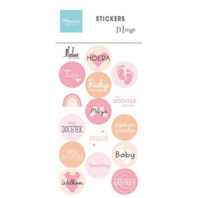 Marianne Design Stickers - Meisje by Marleen