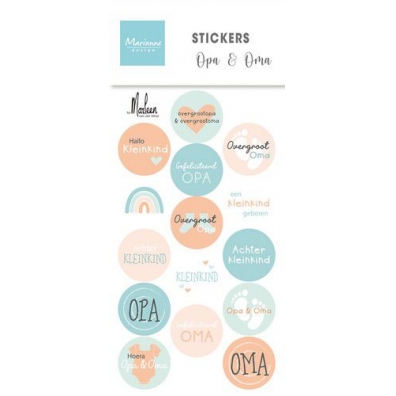 Marianne Design Stickers - Opa & Oma by Marleen